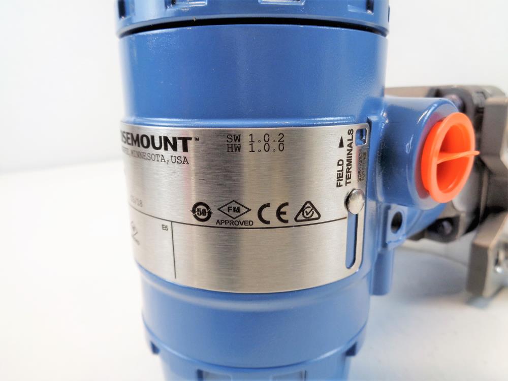 Rosemount 2051 Pressure Transmitter #2051CD2A02A1AH2E5L4Q4M5